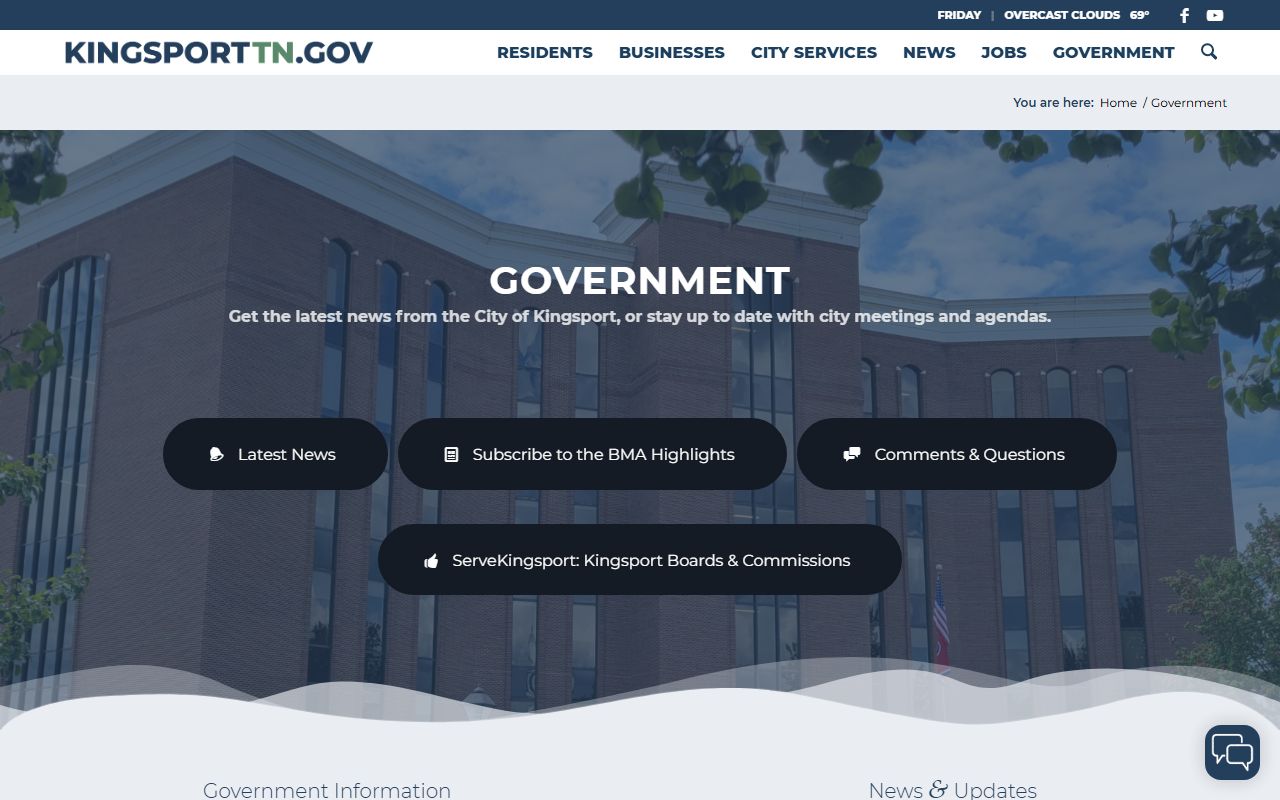 Kingsport Marriage Records city government resource from the City of Kingsport
