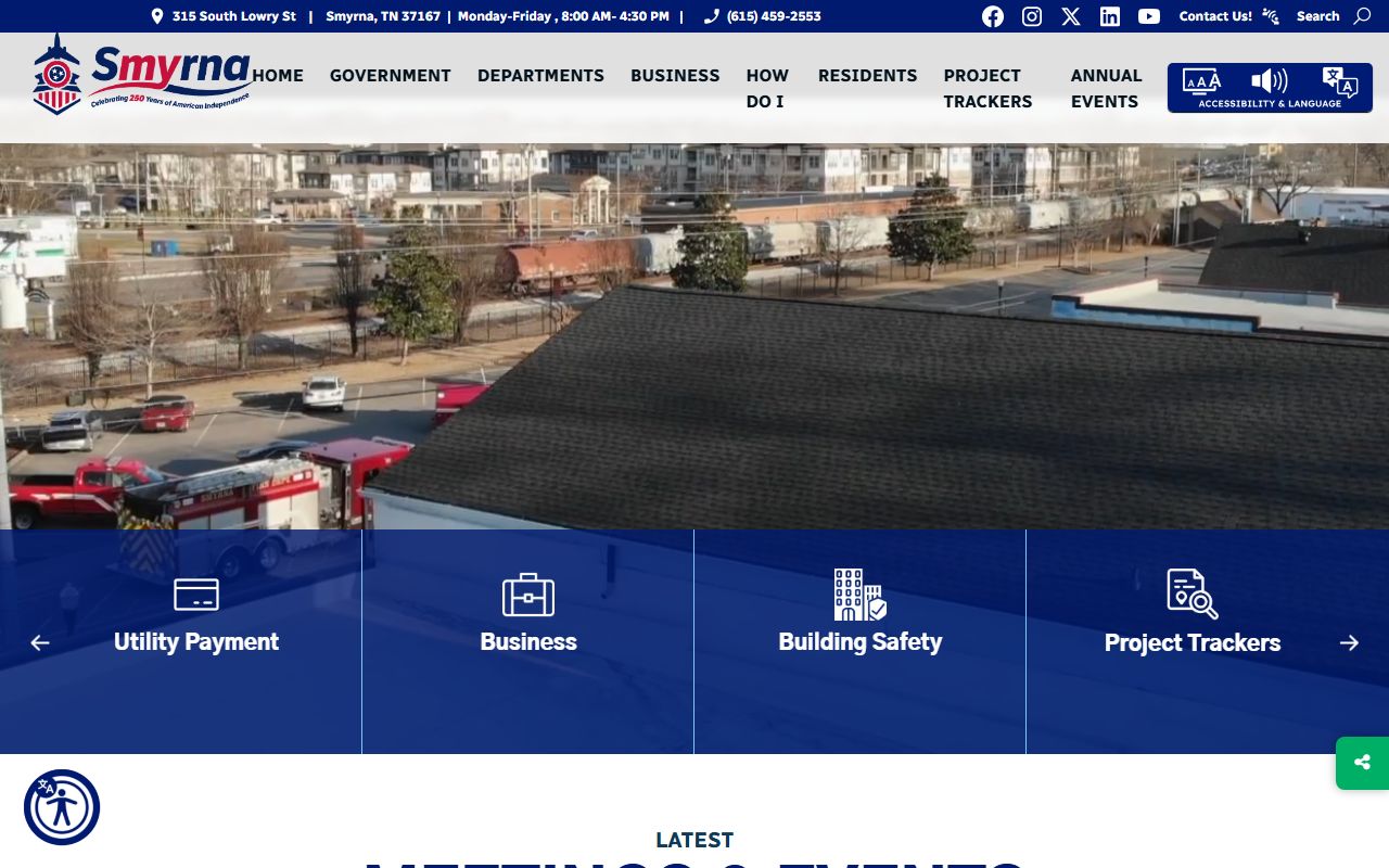 Smyrna Marriage Records resource from the Town of Smyrna